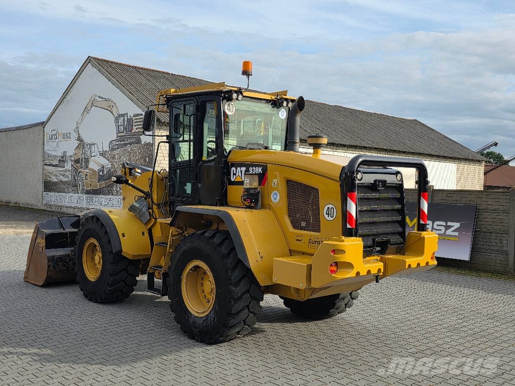 CAT 938 K, 2013 ROK, ŁYŻKA + WIDŁY Cargadoras sobre ruedas