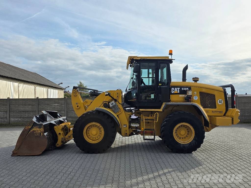 CAT 938 K, 2013 ROK, ŁYŻKA + WIDŁY Cargadoras sobre ruedas