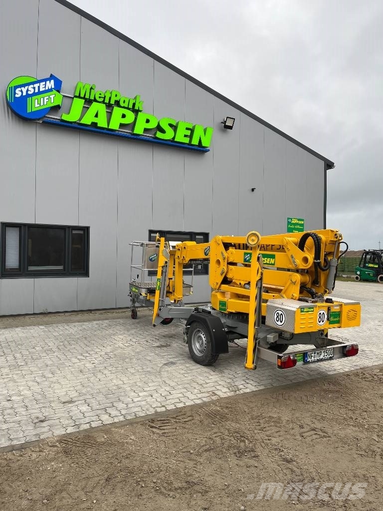 Ommelift 1500 EXB Trailermonterede lifte