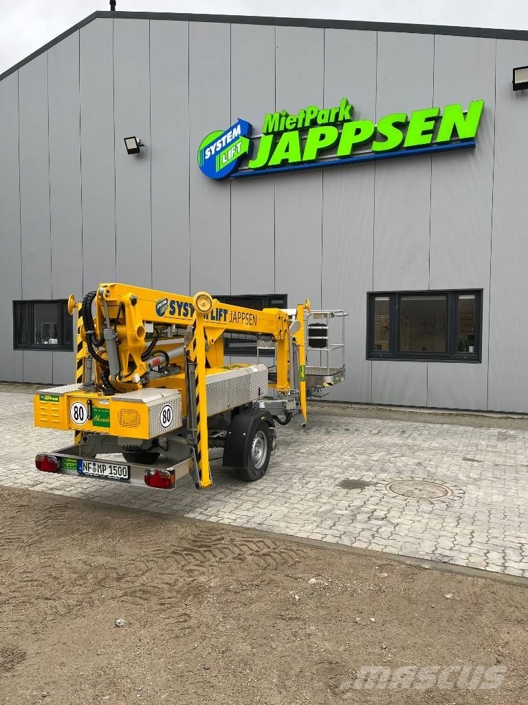 Ommelift 1500 EXB Trailermonterede lifte