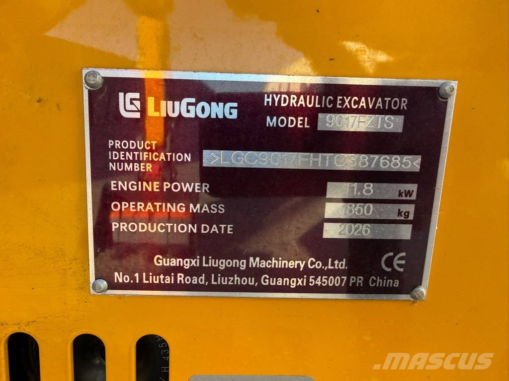 LiuGong 9017 FZTS Miniescavatori