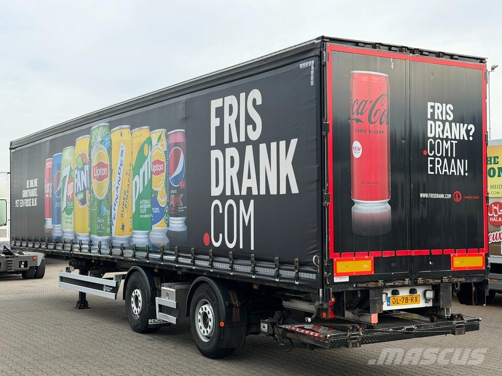 Renders X Steering / Schuifzeil / Ov-Laadklep / Apk! Curtainsider semi-trailers