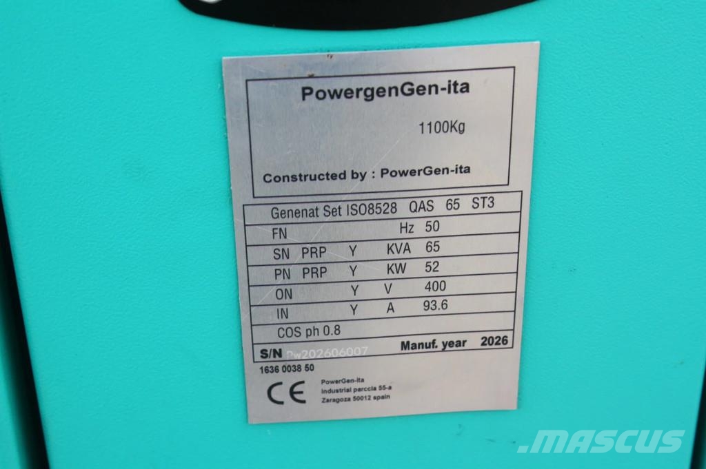 Cummins Genpower 65 leroy somer noodstroom aggregaat Dizel agregati