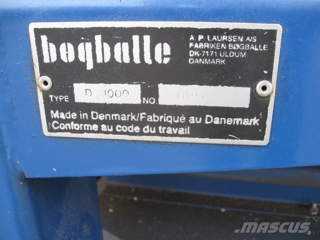 Bogballe D 1000 Διαστρωτήρες ανοργάνων