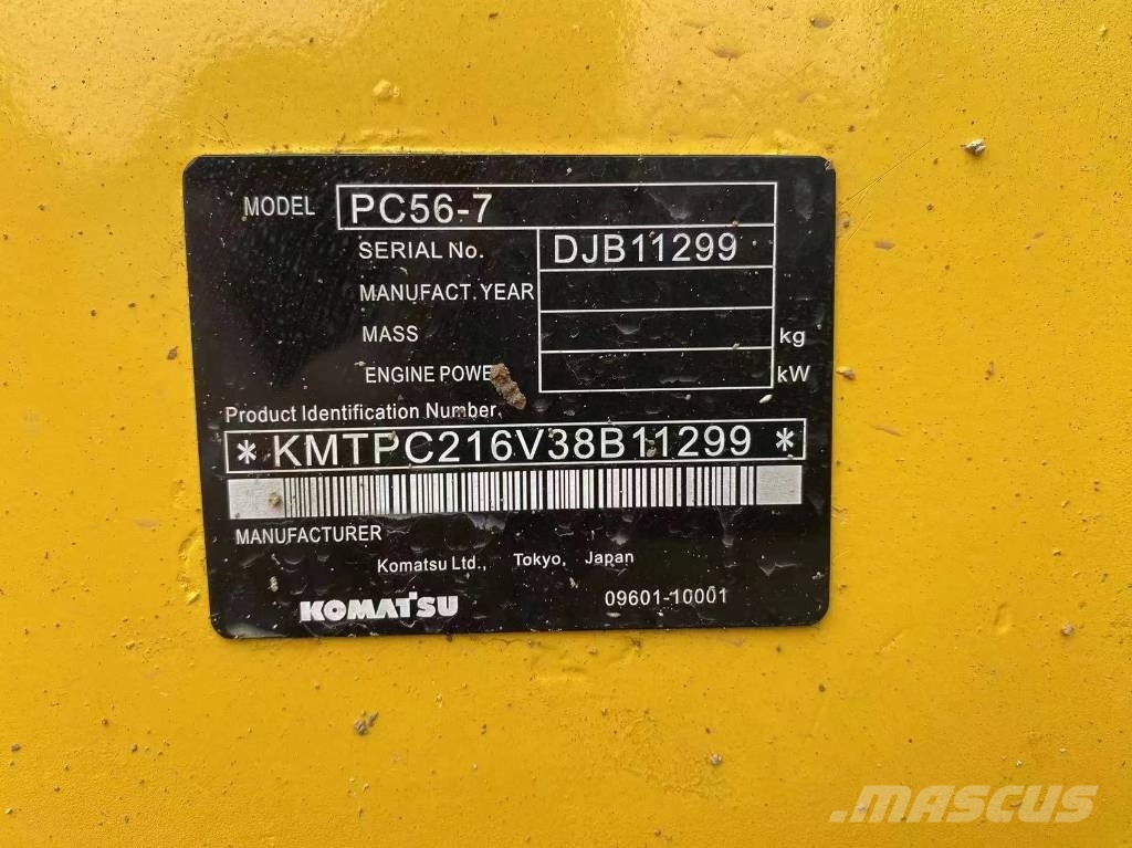 Komatsu PC 56-7 حفارات صغيرة أقل من 7 طن (حفارات صغيرة)