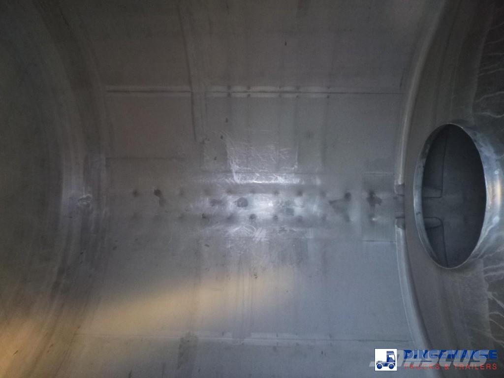 LAG Chemical tank inox 45 m3 / 1 comp 油罐半挂车