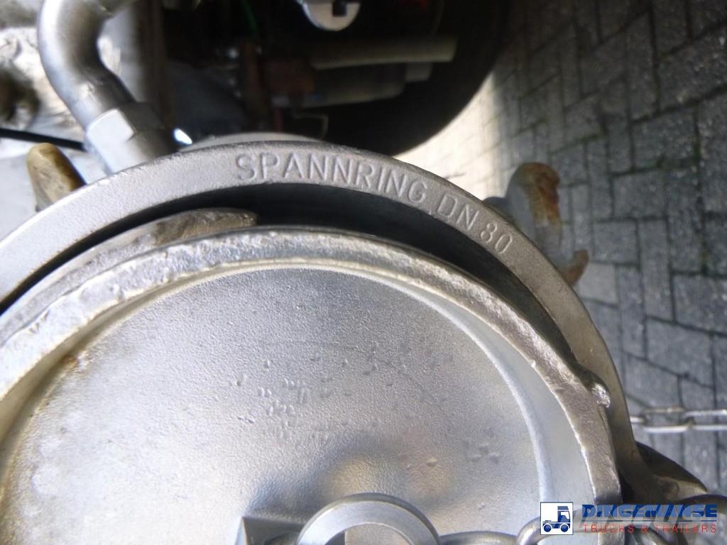 LAG Chemical tank inox 45 m3 / 1 comp 油罐半挂车