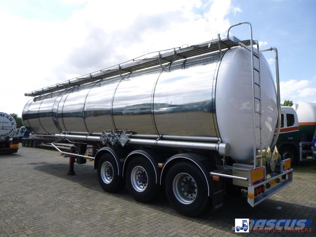 LAG Chemical tank inox 45 m3 / 1 comp 油罐半挂车