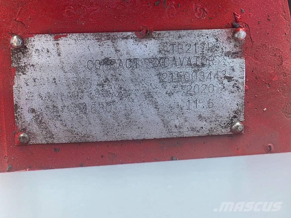 Takeuchi TB 217 R Miniescavatori