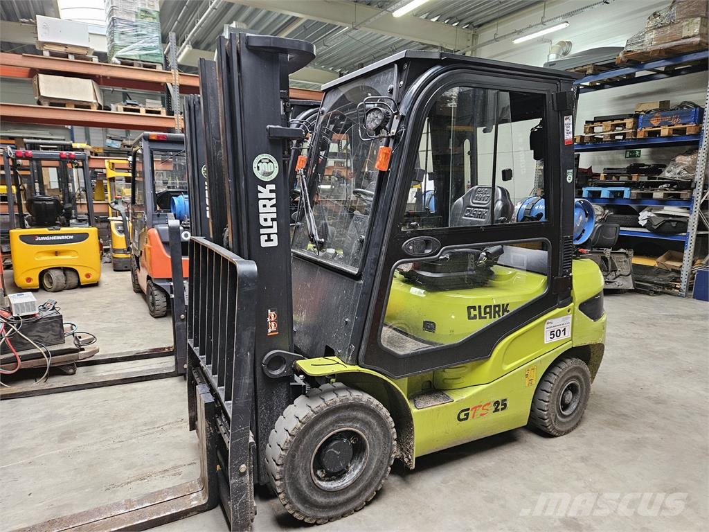 Clark GTS25L Gasolmotviktstruckar