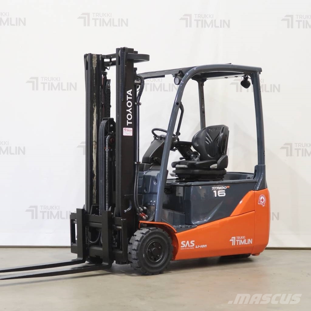 Toyota 8FBE16T, Li-ion Electric forklifts