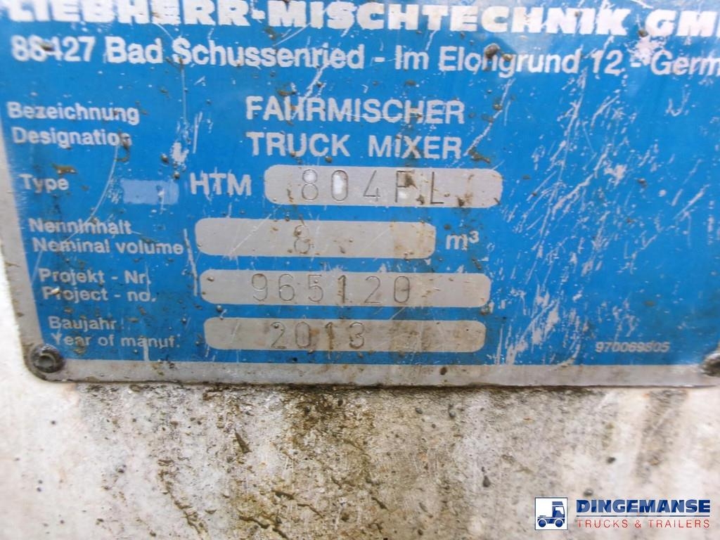 MAN TGS 32.360 8X4 Euro 6 Liebherr concrete mixer 8 m3 Camiones hormigonera