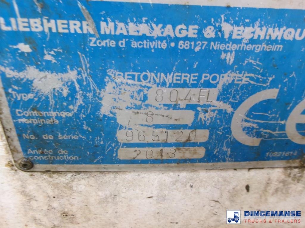 MAN TGS 32.360 8X4 Euro 6 Liebherr concrete mixer 8 m3 Camiones hormigonera