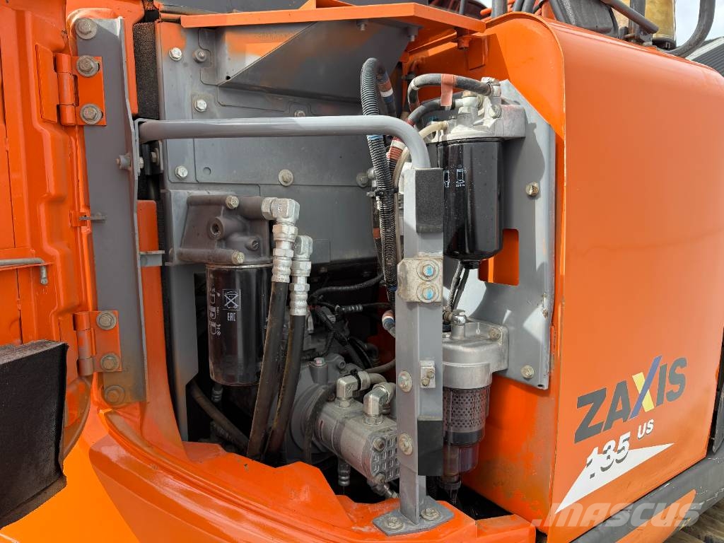 Hitachi ZX135US-6 - Hammer Lines / Automatic Greasing Bagri goseničarji