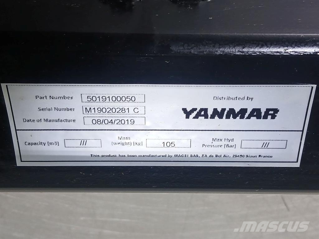Yanmar 5019100050-Quick coupler/Schnellwechsler Schnellwechsler