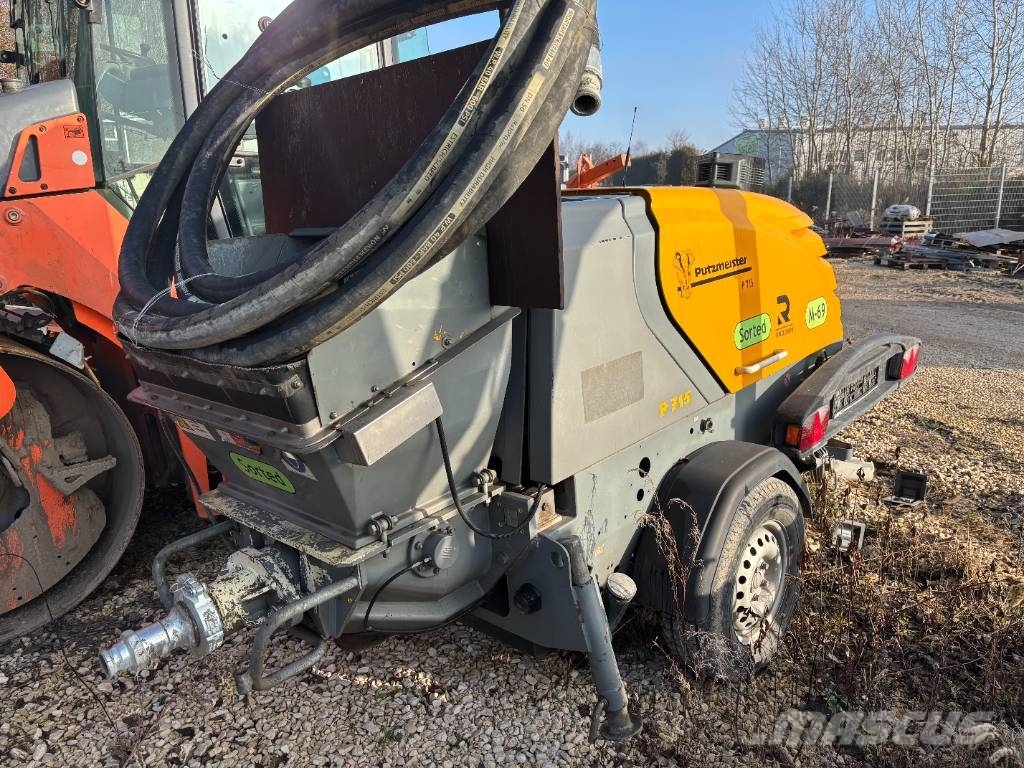 Putzmeister P 715 TD Betono siurbliai
