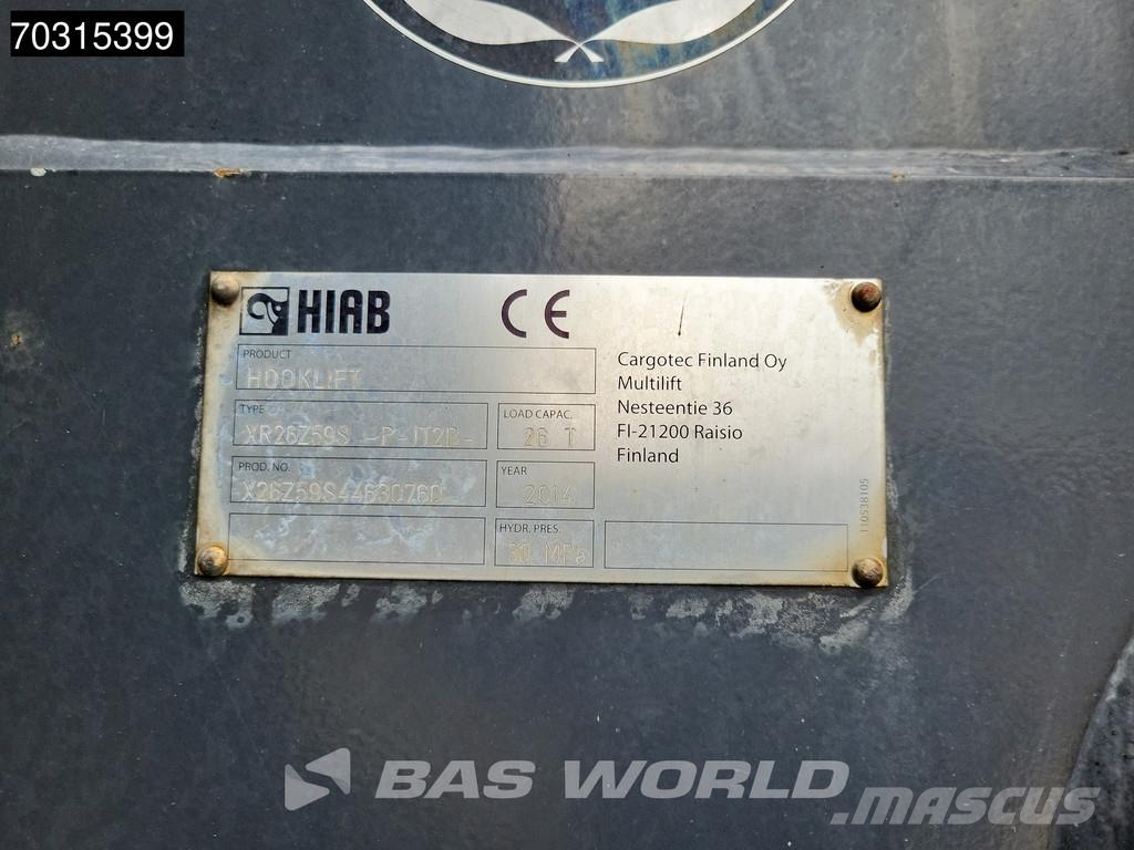Mercedes-Benz Arocs 3248 8X4 HIAB XR26Z59S containersystem Big-A Hook lift trucks