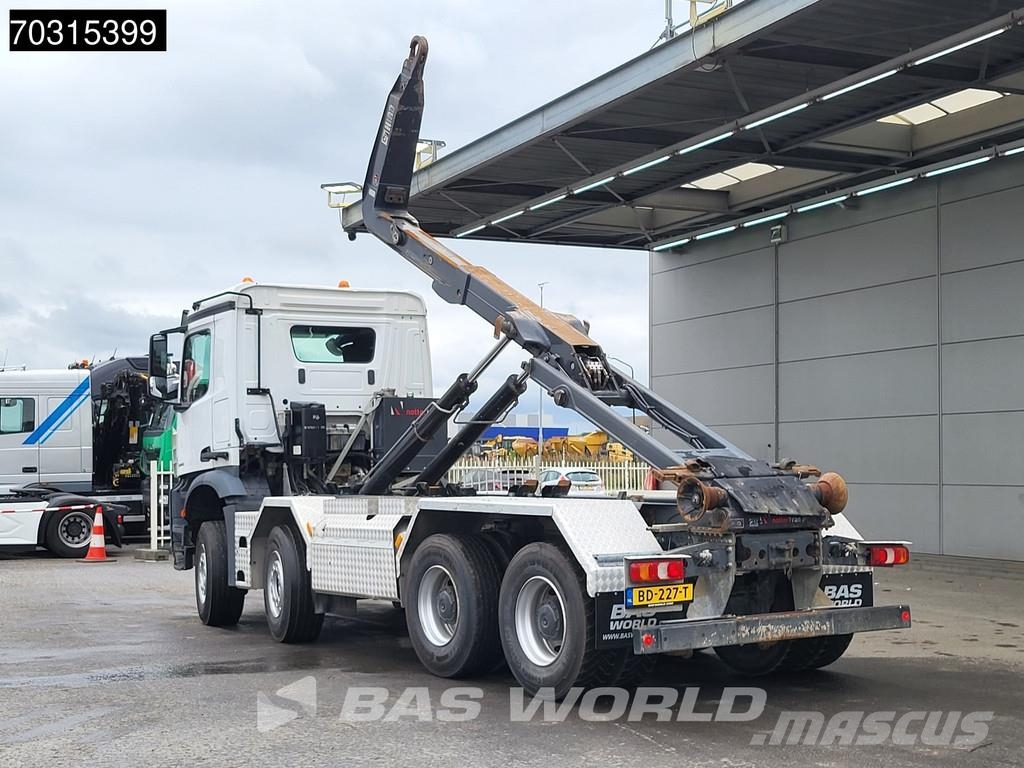 Mercedes-Benz Arocs 3248 8X4 HIAB XR26Z59S containersystem Big-A Hook lift trucks