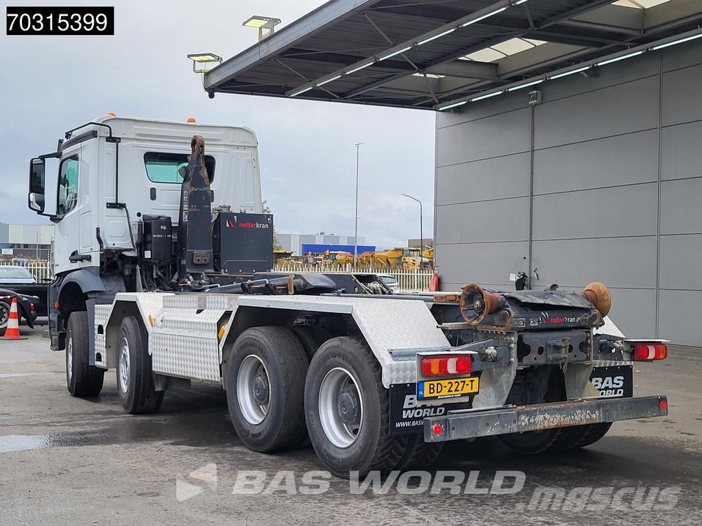 Mercedes-Benz Arocs 3248 8X4 HIAB XR26Z59S containersystem Big-A Hook lift trucks