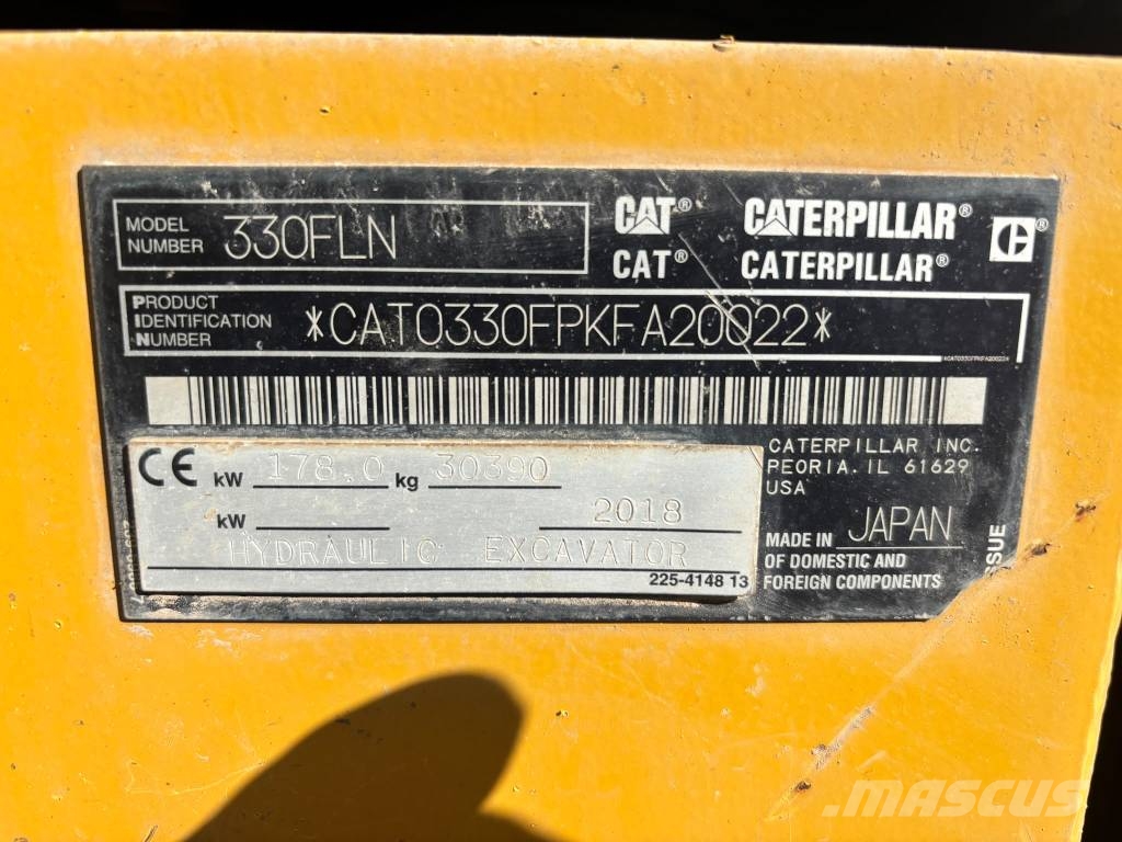 CAT 330 F L N Narrow Rupsgraafmachines