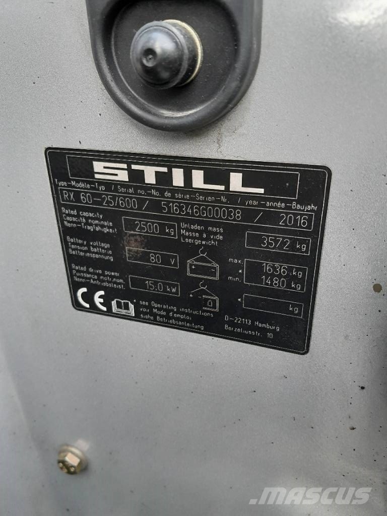 Still RX 60-25/600 Elektrische heftrucks