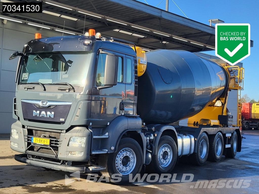 MAN TGS 41.420 TGS 10X4 15m3 Mixer NL-Truck Euro 6 Betonmixers en pompen