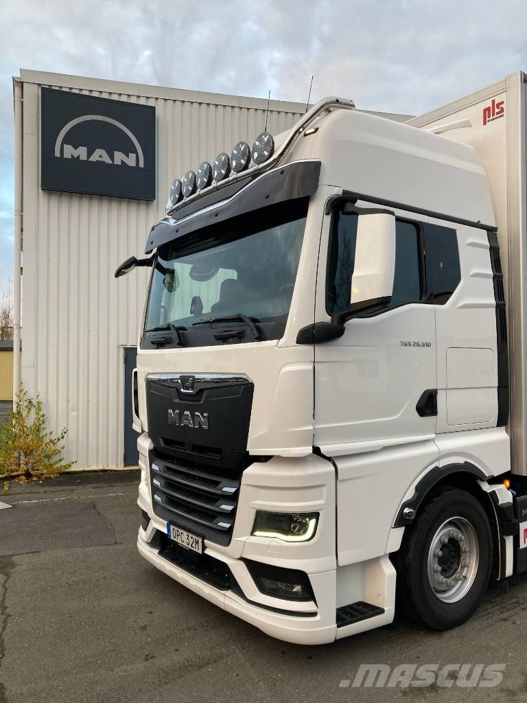 MAN TGX 26.510 6X2-4 LL CH Van Body Trucks