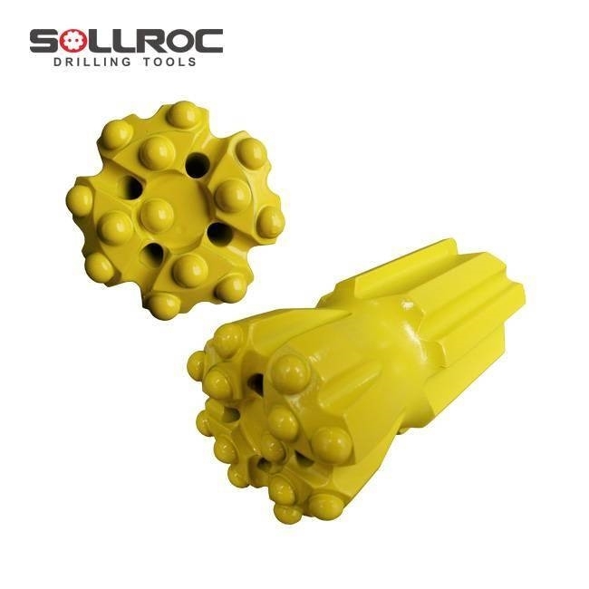 Sollroc R25 R32 R38 T- Series Top Hammer Button Bits Drilling equipment accessories and spare parts