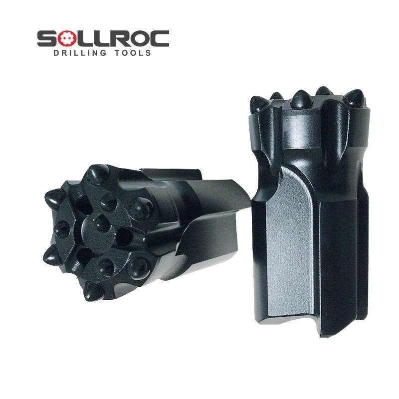Sollroc R25 R32 R38 T- Series Top Hammer Button Bits Drilling equipment accessories and spare parts