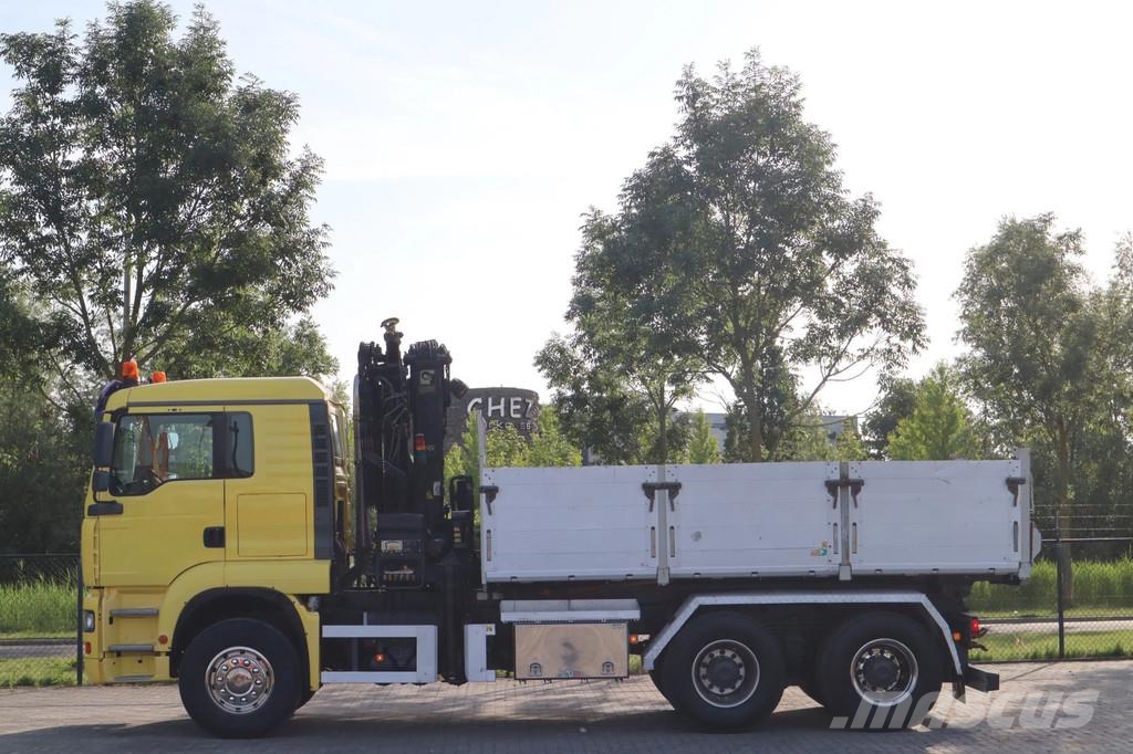 MAN TGA 33.480 | 6X4 | HIAB 166E-5 | KIPPER | EURO 3 | Автокраны