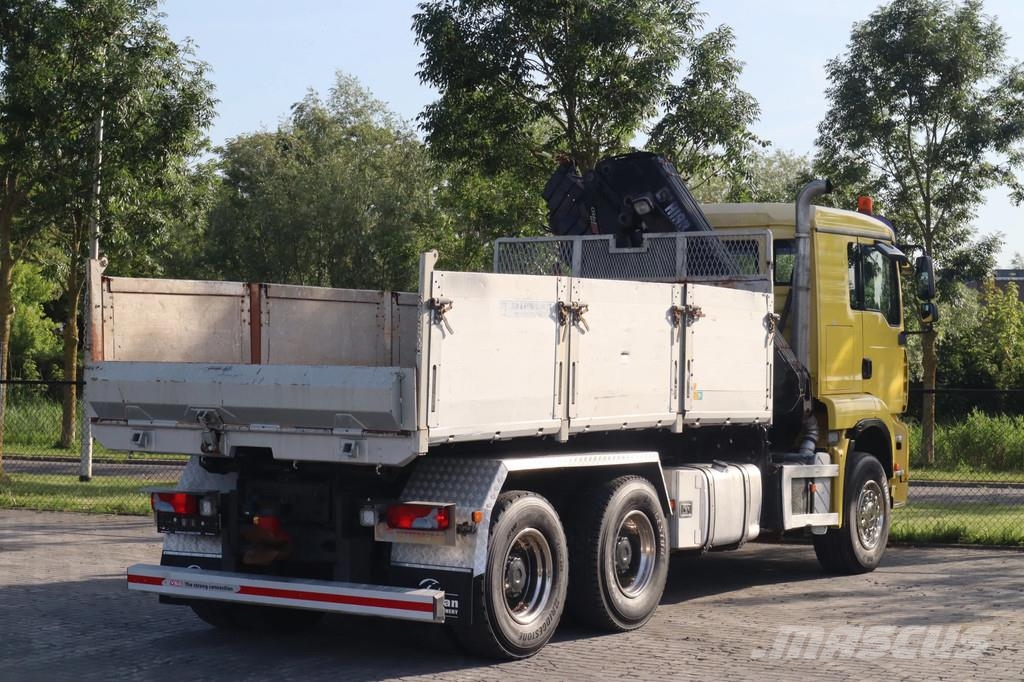 MAN TGA 33.480 | 6X4 | HIAB 166E-5 | KIPPER | EURO 3 | Автокраны