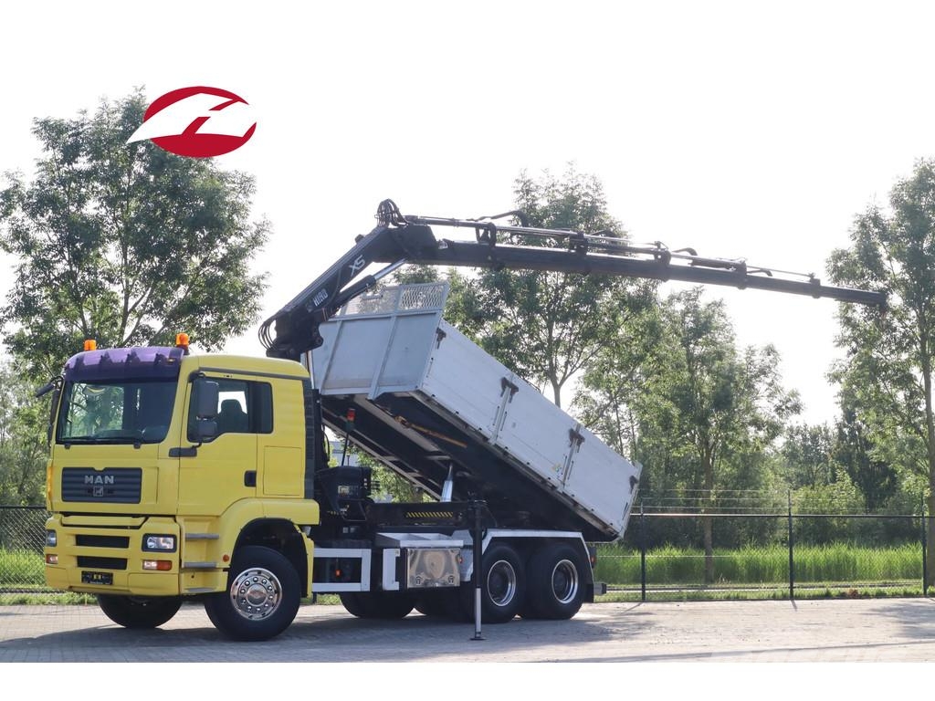 MAN TGA 33.480 | 6X4 | HIAB 166E-5 | KIPPER | EURO 3 | Автокраны