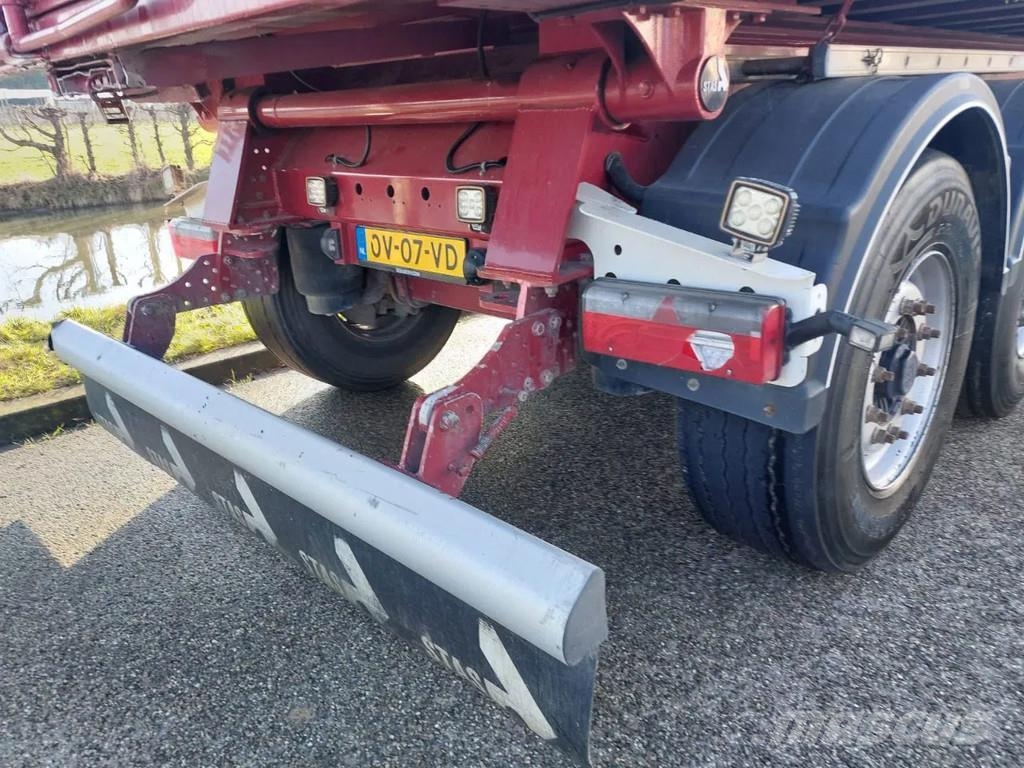 Stas Alu kipper 46 m3 | 3 asser | 2 x graan schuif Semirremolques de volteo