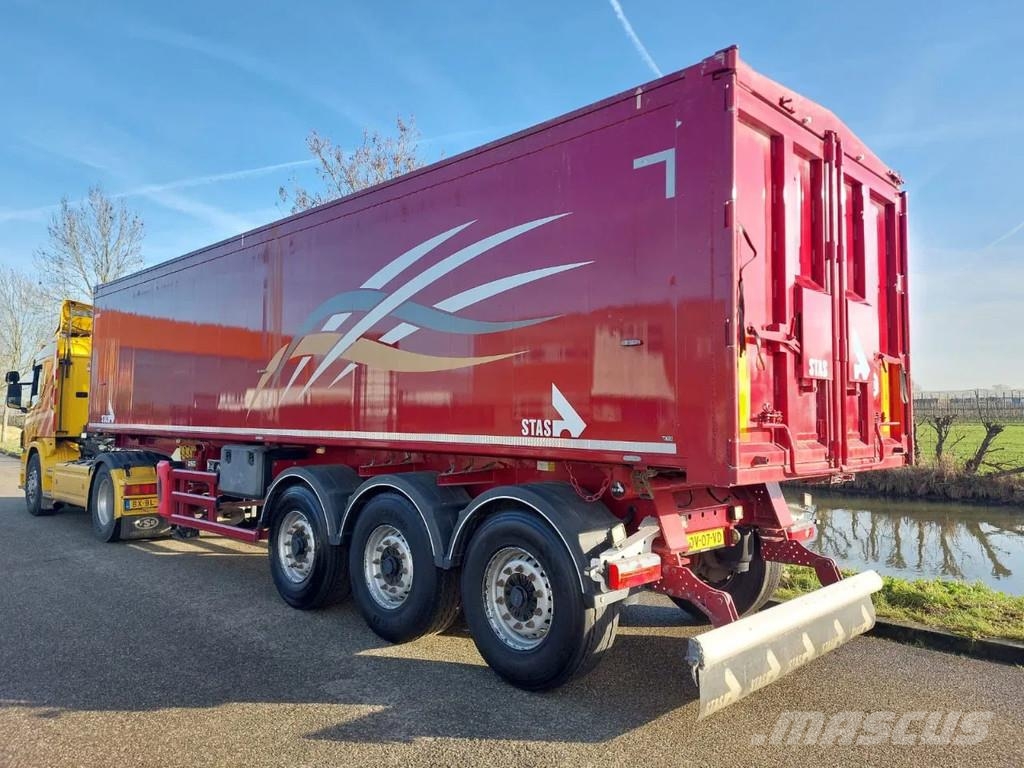 Stas Alu kipper 46 m3 | 3 asser | 2 x graan schuif Semirremolques de volteo