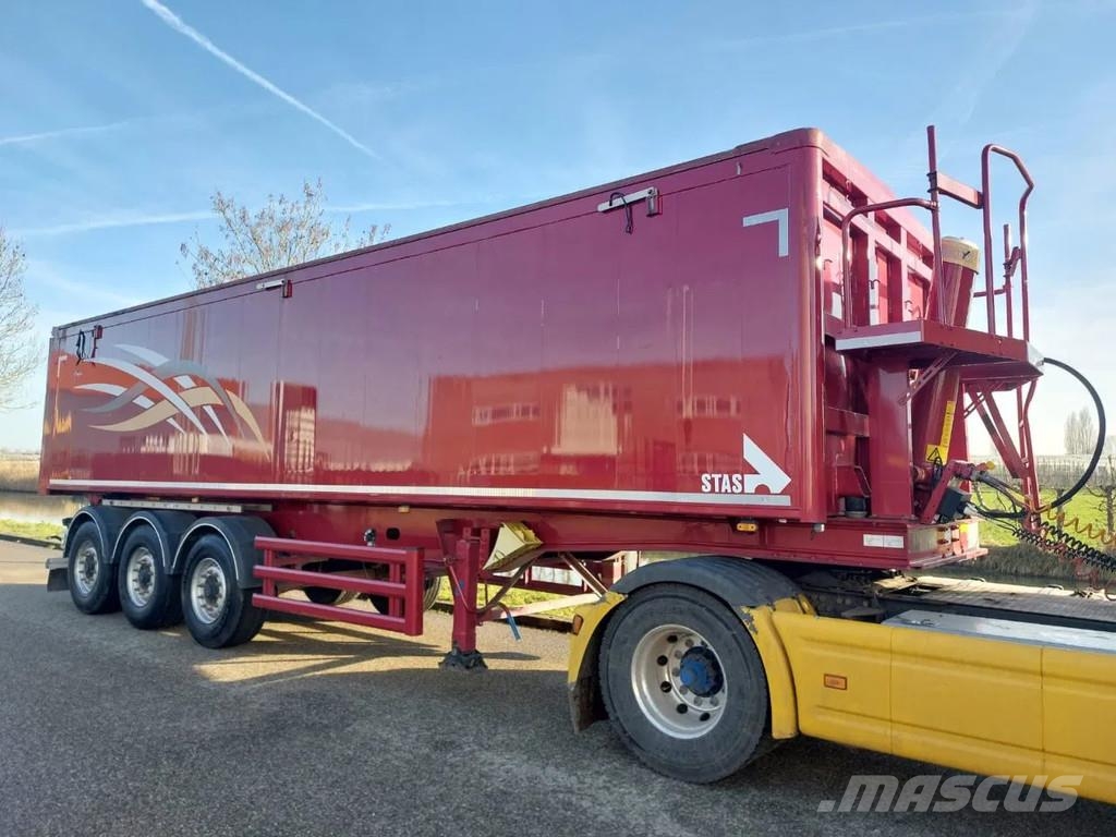 Stas Alu kipper 46 m3 | 3 asser | 2 x graan schuif Semirremolques de volteo