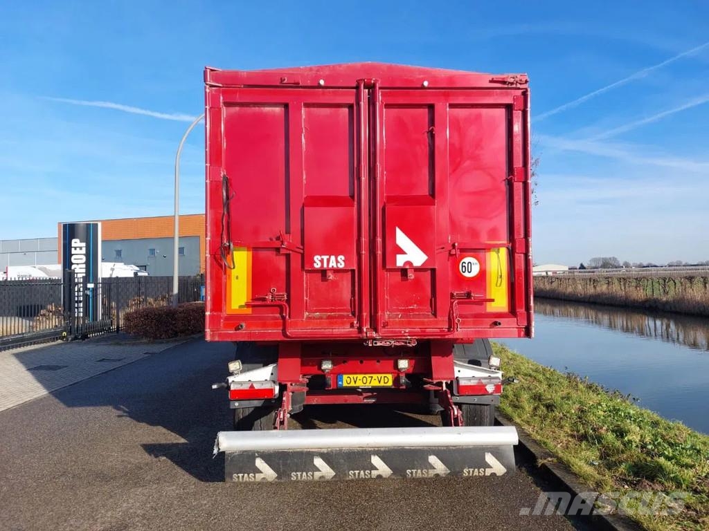 Stas Alu kipper 46 m3 | 3 asser | 2 x graan schuif Semirremolques de volteo
