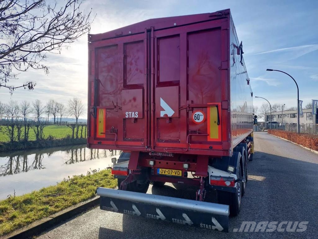 Stas Alu kipper 46 m3 | 3 asser | 2 x graan schuif Semirremolques de volteo