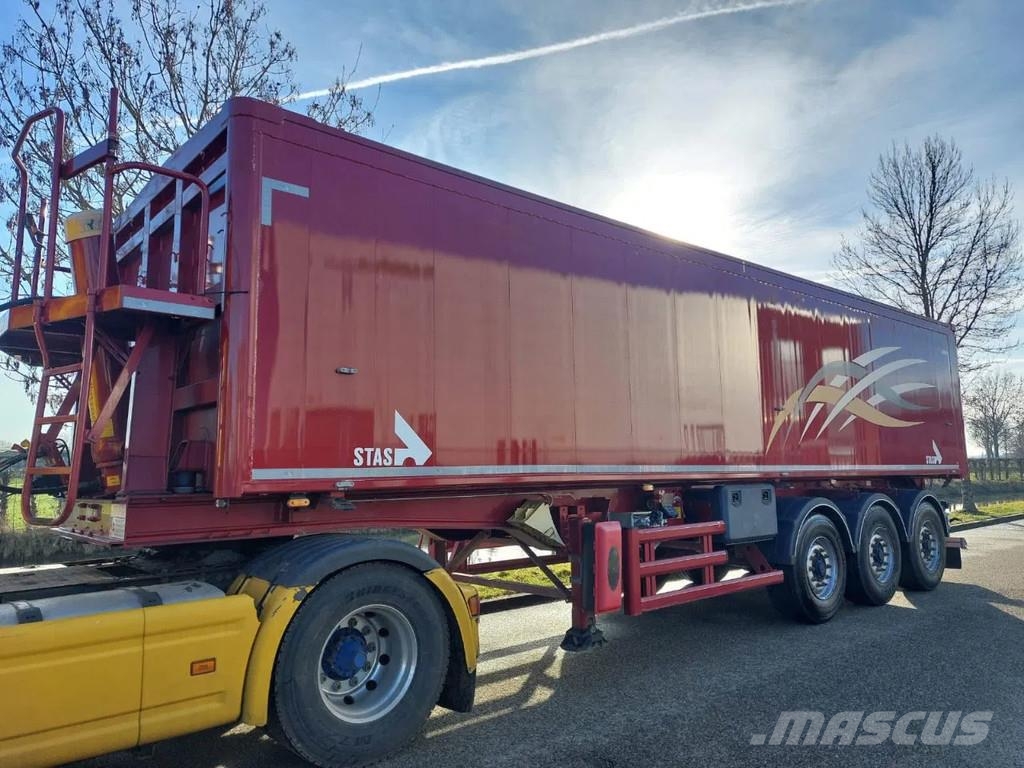 Stas Alu kipper 46 m3 | 3 asser | 2 x graan schuif Semirremolques de volteo