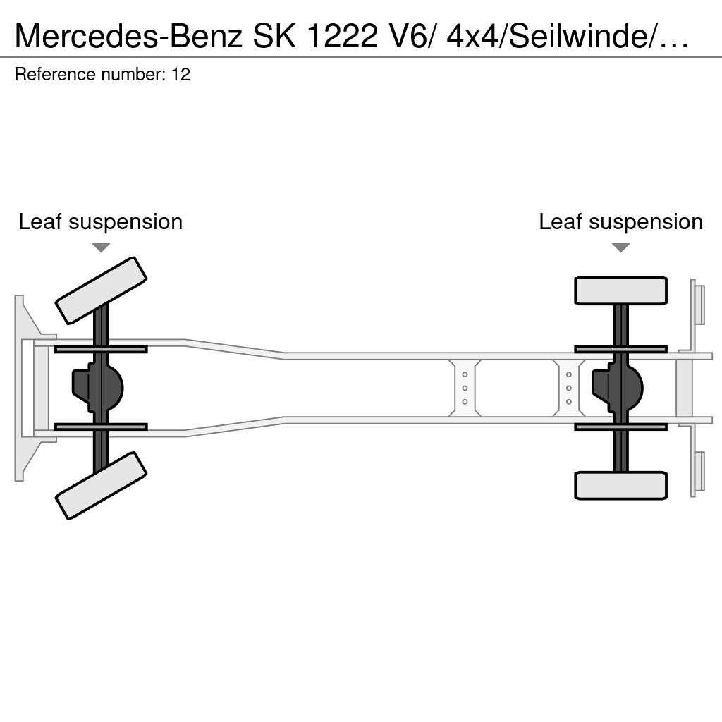 Mercedes-Benz SK 1222 V6/ 4x4/Seilwinde/35.000Tkm/Oldtimer 소방차