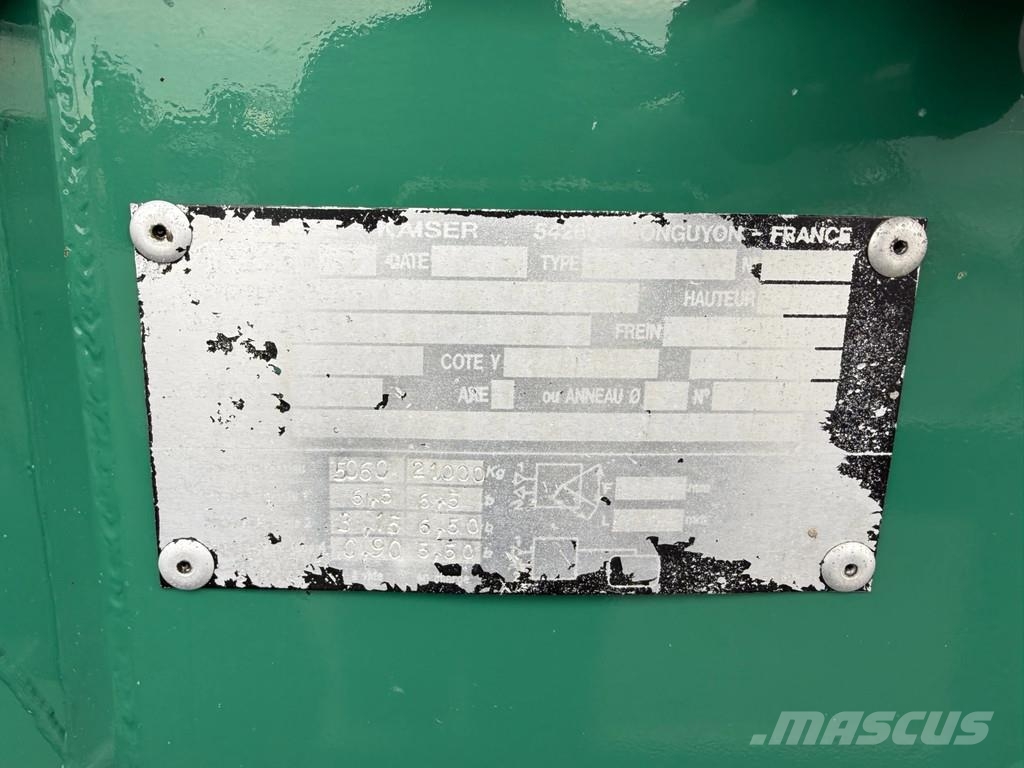Kaiser Robuste S3302V 2-assige Kipper oplegger – Elektris Piekabes pašizgāzēji