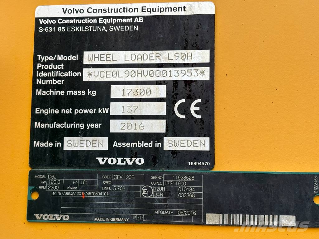 Volvo L 90 H Radlader
