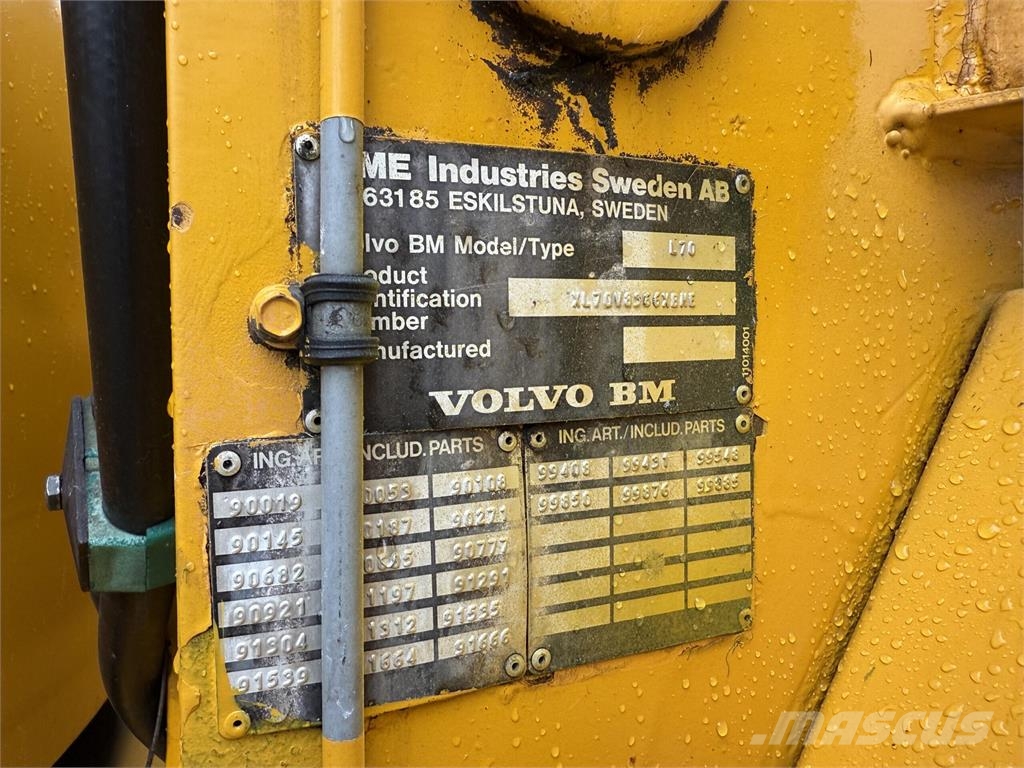 Volvo BM L70 1990 轮式装载机