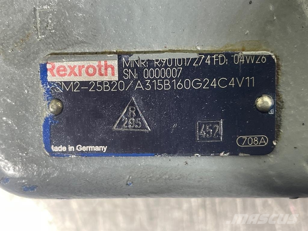 Werklust WG35E-Rexroth RSM2-25B20-Stabilising module Hydraulika
