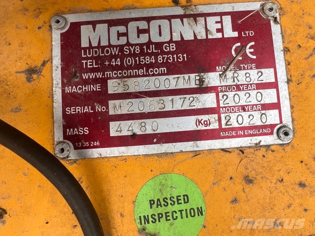 McConnel SR620 جزازات وأغطية المراعي