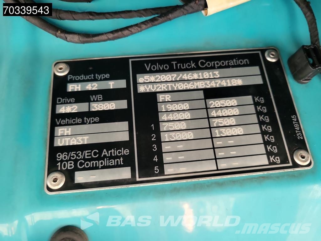 Volvo FH 460 4X2 ADR 2x Tanks Cruise Control Sadulveokid