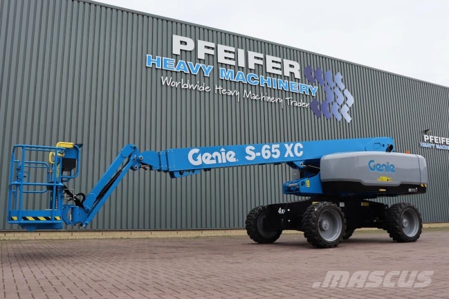 Genie S65XC Valid inspection, *Guarantee! Diesel, 4x4 Dr Telescopic boom lifts