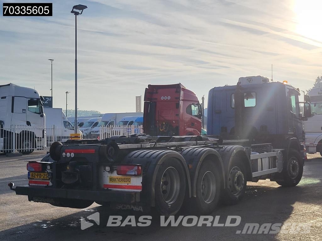Scania P420 8X2 NL-truck APK VDL S-30-6600 containersyste Hook lift trucks