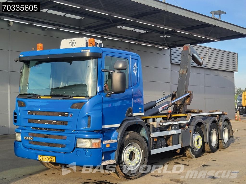 Scania P420 8X2 NL-truck APK VDL S-30-6600 containersyste Hook lift trucks