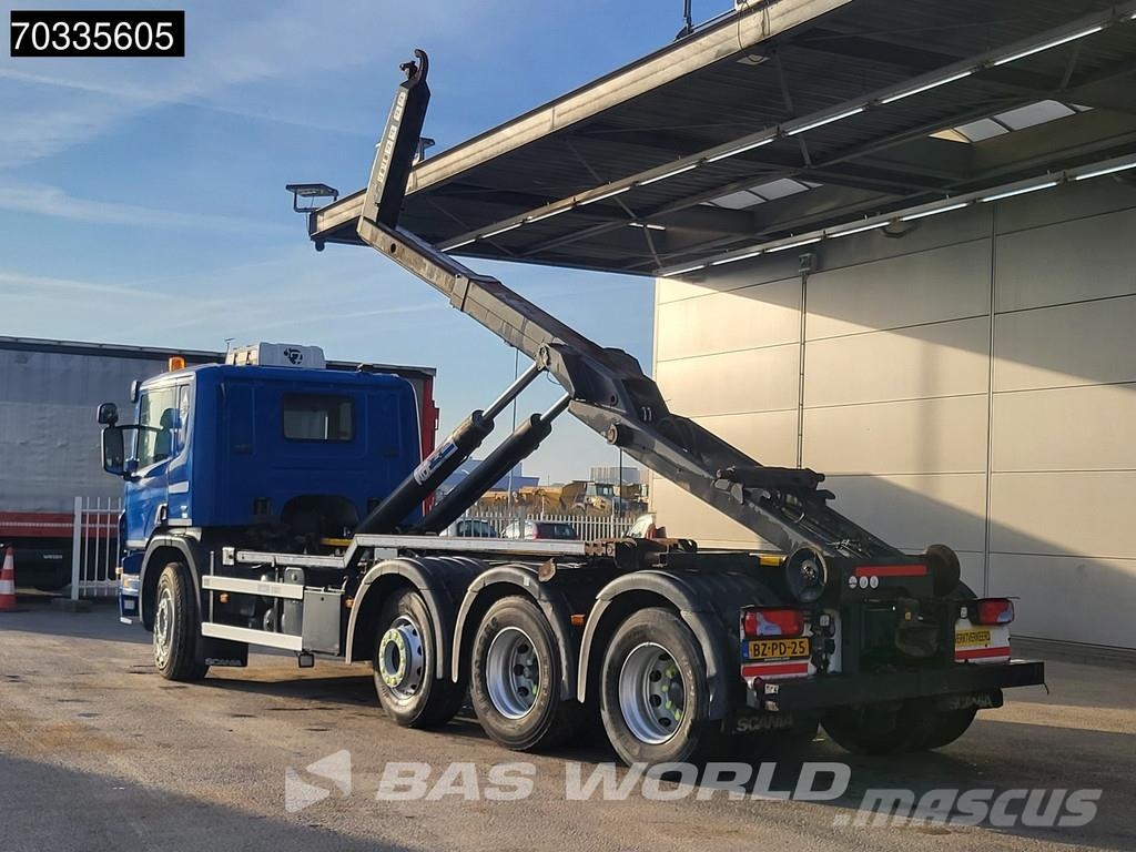 Scania P420 8X2 NL-truck APK VDL S-30-6600 containersyste Hook lift trucks