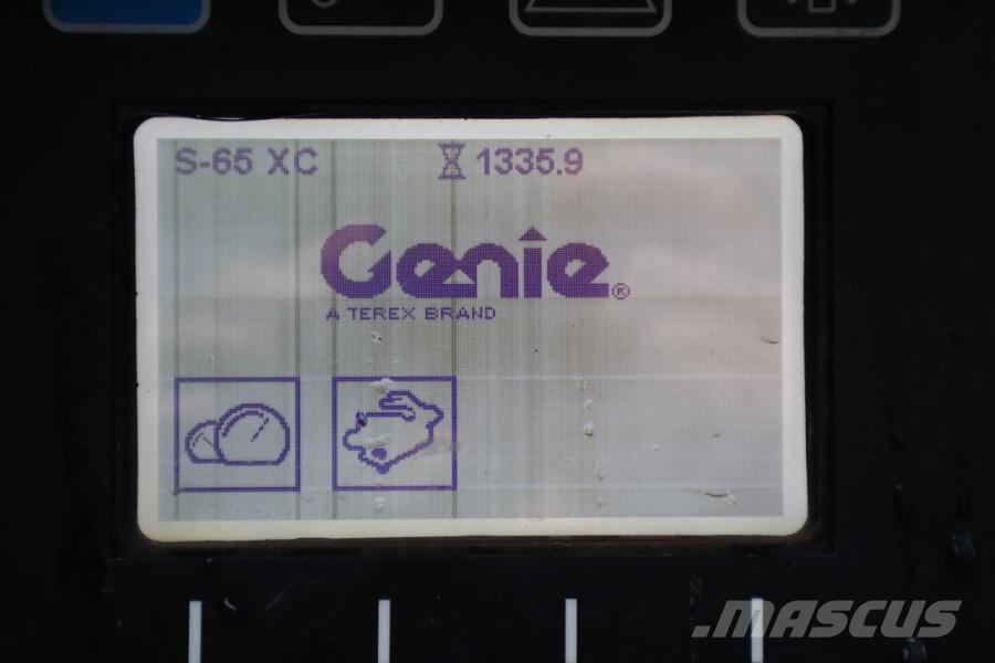 Genie S65XC Valid inspection, *Guarantee! Diesel, 4x4 Dr Teleskopik personel platformları